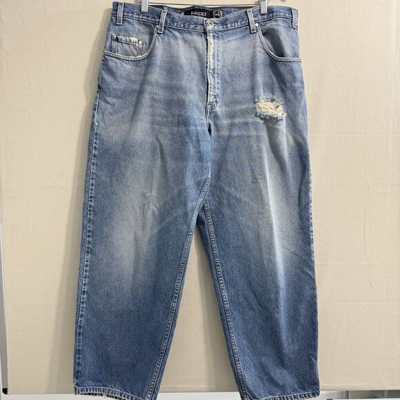 Levi's Other - Vintage Levi’s Silvertab Blue Baggy Denim Jeans Men Size 40x30 Skater